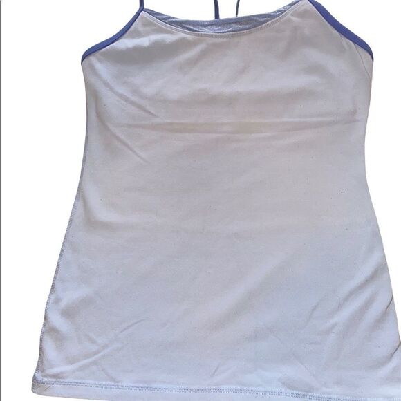 EUC Preloved Lululemon Y Back top in blue - Picture 7 of 8